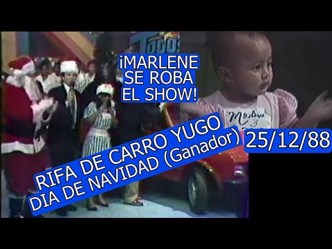 0391 Bebé Marlene Se Roba El Show; Ganador Rifa Carro Yugo - Domingo Para Todos, 25 de Dic. 1988