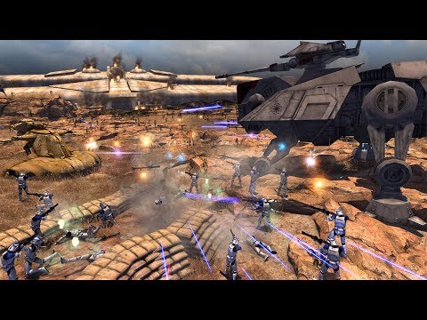 Can The 501st Legion Secure this DOWNED DROID SHIP ? Star Wars Battle Simulator