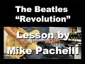 The Beatles - Revolution LESSON by Mike Pachelli