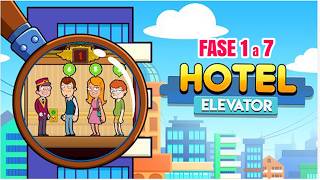 Hotel Elevator: Lift Simulator | Fase 1 a 7 | Jogos divertidos para Celular