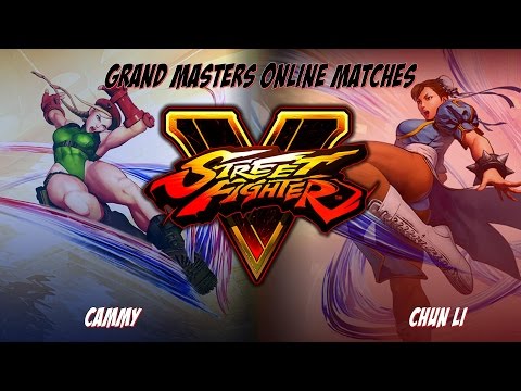 Street fighter V Cammy vs Chun-Li - Grand Masters online matches - SF5 | SFV