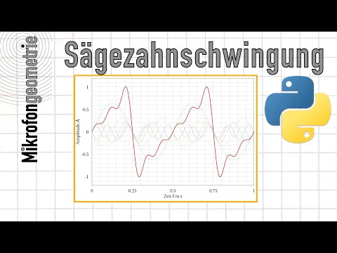 Sägezahnschwingung (sawtooth wave) | Fourier-Reihe Teil 2 (Hörbeispiele mit Python)