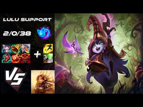 SUPPORT Lulu vs Leona - NA Grandmaster Patch 14.21