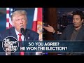 Trump Admits Biden Won the Election, Yet Still Claims Fraud | The Tonight Show Trump Admits Biden Won the Election, Yet Still Claims Fraud | The Tonight Show