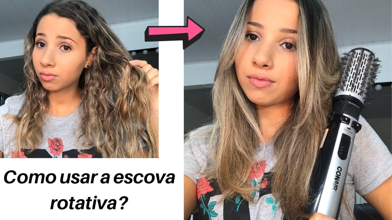 COMO USAR A ESCOVA ROTATIVA? A MELHOR MANEIRA!