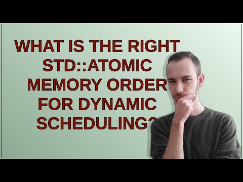 What is the right std::atomic memory order for dynamic scheduling?