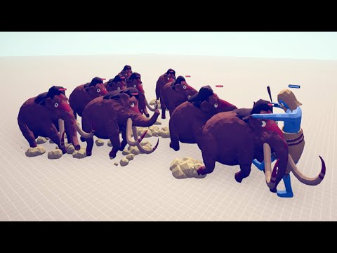 Hulk vs 10x Mammoth | TABS - Totally Accurate Battle Simulator