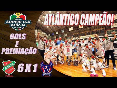 ATLÂNTICO CAMPEÃO! Gols Atlântico 6x1 Guarany | Superliga Gaúcha de Futsal 2020 (29/08/2020)