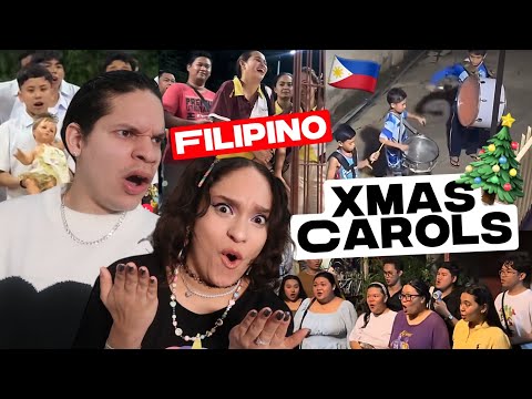 Filipino Singers Carolling is DIFFERENT LEVEL! Latinos react