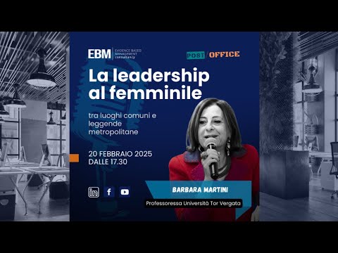 EBMc | La leadership al femminile @Barbara Martini