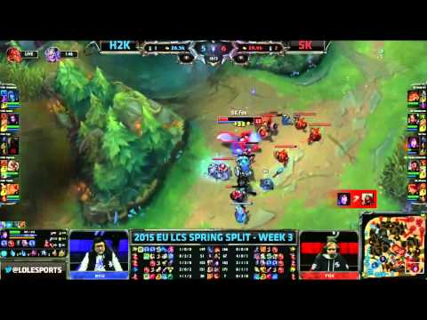 Fox (Ahri) vs Ryu (Zed) - Insane 1v1! - H2K vs SK - EU LCS Spring 2015 - W3D1 - Season 2015 - LoL