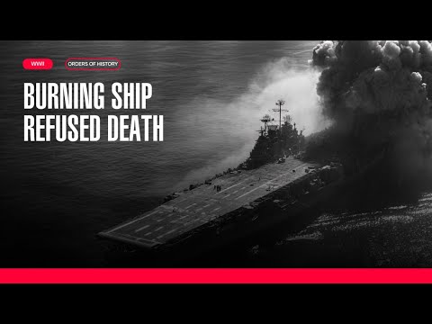 12,000 Miles on a Burned Aircraft Carrier - How the Crew Saved the Ship Franklin!