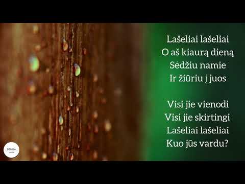 Lašeliai, lašeliai ...