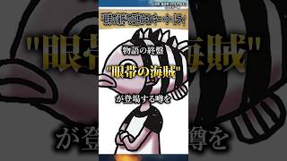 【知ってましたか？】"眼帯の海賊" モンキー・D・ルフィ #ワンピース #最新話 #onepiece