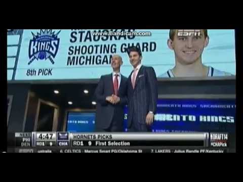 Nik Stauskas NBA DRAFT 2014 highlights