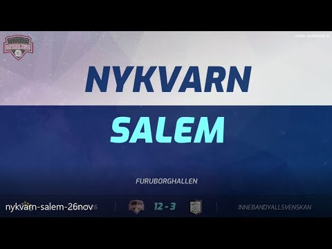 HIGHLIGHTS - Allsvenskan Norra - Nykvarn vs. Salems IF - 26 nov