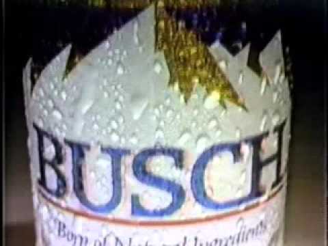 Busch beer ad from 1980