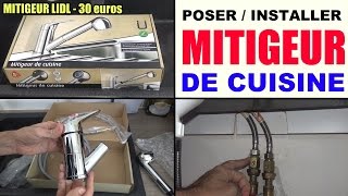 Comment installer un mitigeur de cuisine