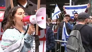 [爆卦] 巴勒斯坦 以色列支持者 美國對峙