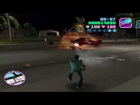 OlD GTA VC [R.D.E. 4.0.4] - GTA VC Super 6 Star Police Chase Escape - GTA Mod Trainer - #29