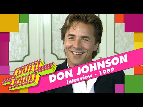 Don Johnson (Miami Vice)  on Fame, Fans, and Future Goals | Exclusive 1989 Chat on Countdown