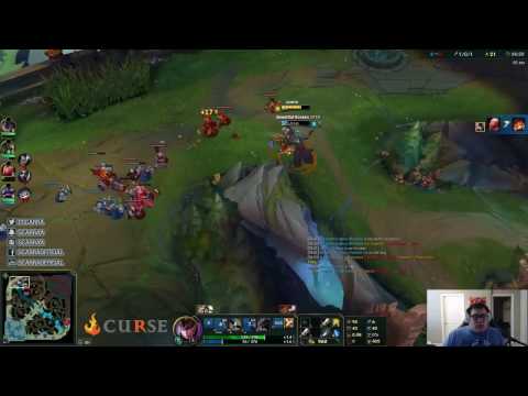 S6 Challenger Ranked Gameplay     Scarra as Quinn Jungle vs Ekko