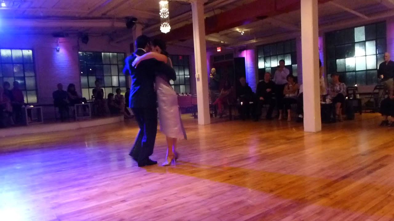 Argentine Tango performance 4 by Luciano and Rocio at Mate Amargo Milonga, September 27, 2013