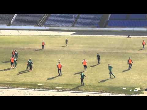 Polonia 1912 Leszno - MKS Piast Żmigród Junior Starszy Cały Mecz 27.02.2016r