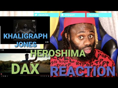 Africa Best Rappers KHAlIGRAPH JONES X DAX - HIROSHIMA (OFFICIAL VIDEO) REACTION!!!