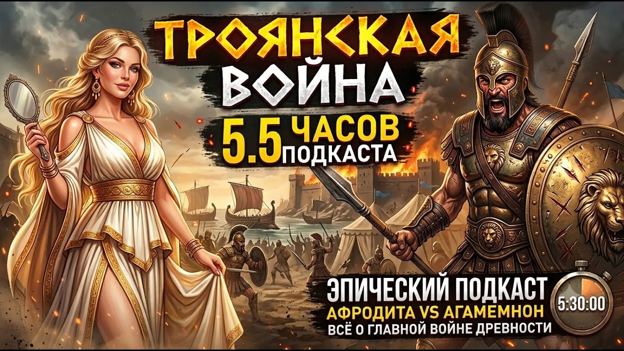 ТРОЯНСКАЯ ВОЙНА / МИФЫ И ИСТОРИЯ / ИСТОРИЧЕСКИЙ ПОДКАСТ