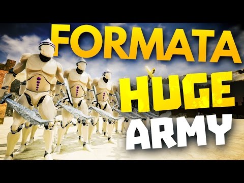 BIGGEST ARMY IN FORMATA! - Making a Huge Formata Army - Strategy War Formata Game
