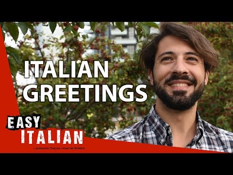 How to greet people in Italy | Super Easy Italian 4