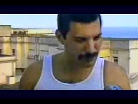 Freddie Mercury On The Roof Of The Copacabana Palace