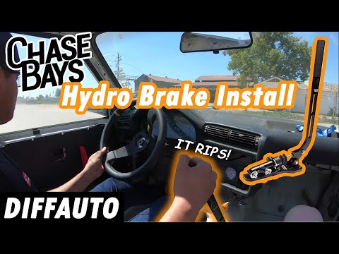 Chase Bays Hydro E Brake Install and Testing!!!