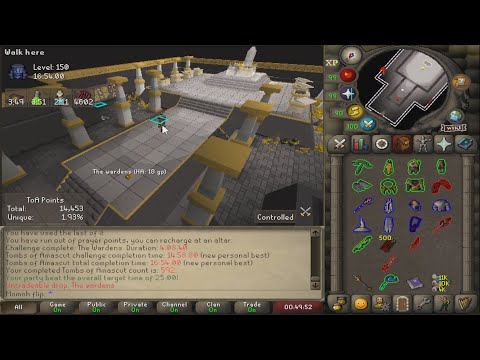 16:54/14:58 (CT) Solo ToA (OSRS)