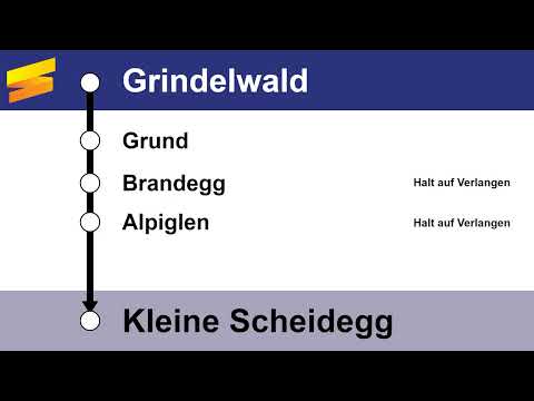 WAB Ansagen » CC64 Grindelwald — Kleine Scheidegg | SLBahnen