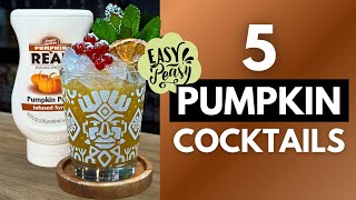 Pumpkin Cocktails: 5 EASY Recipes (Using Pumpkin Syrup)