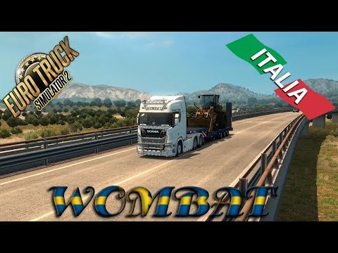 ETS2 - Scania R730 hauling in Italy from Bari to Catania