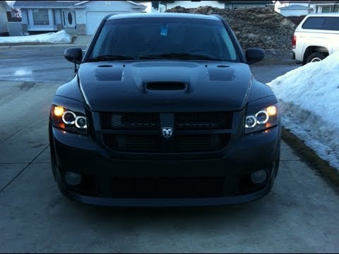 Dodge Caliber Spec-D L.E.D. Halo Projector Headlights