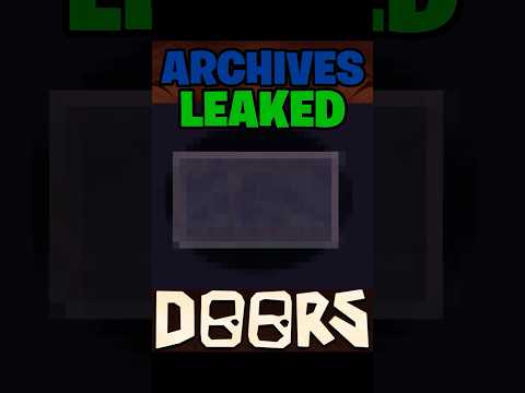 Roblox DOORS Archives Update has LEAKED!