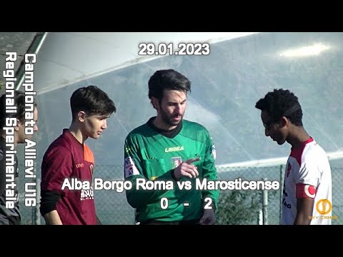 CAMPIONATO ALLIEVI SPERIMENTALI U16 VENETO – ALBA BORGO ROMA  vs MAROSTICENSE – 29.01.2023