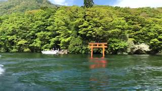 【パワースポット】九頭龍神社本宮から芦ノ湖をモーターボートで移動してみました！