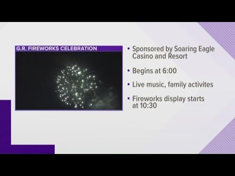 Grand Rapids' fireworks display is on Saturday