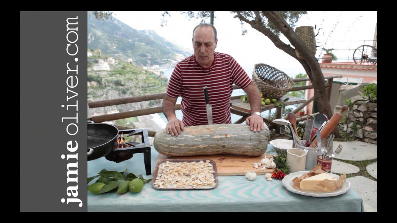 Vegetarian pumpkin farfalle: Gennaro Contaldo