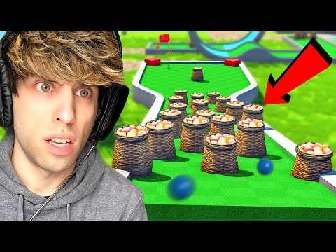 Mini Golf with Nothing But APPLES! Hole in One Challenge | Mini Golf Maker