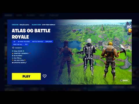 ATLAS OG FORTNITE MAP (REVIEW + GAMEPLAY)