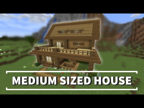 thehoopala - Medium Sized Wood Minecraft House Tutorial! (EASY)