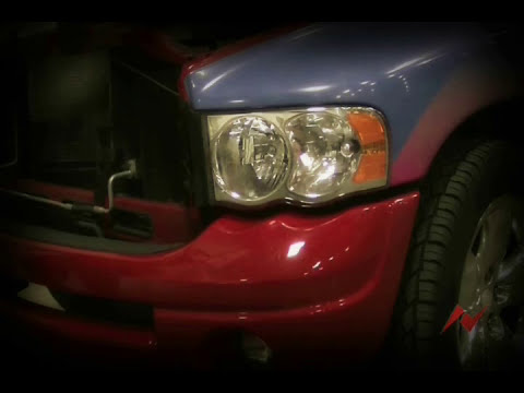 Anzo USA 2002-2005 Dodge Ram Halo Head light
