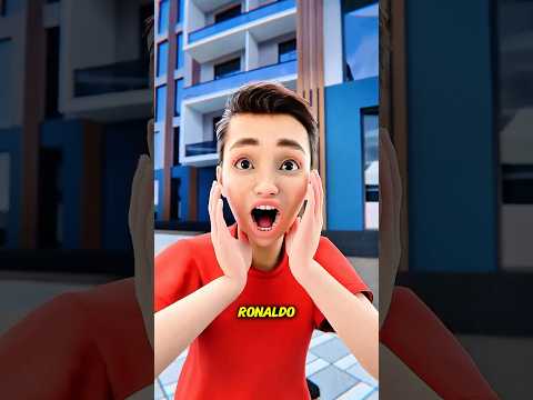 Chłopiec Grał z Ronaldo i Nie Miał Pojęcia, Kogo Spotkał#shortvideo #shorts