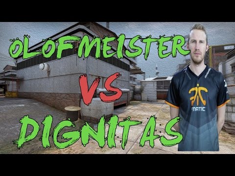 CSGO: POV fnatic Olofmeister vs dignitas (28/16) cache @ DreamHack Tours 2015